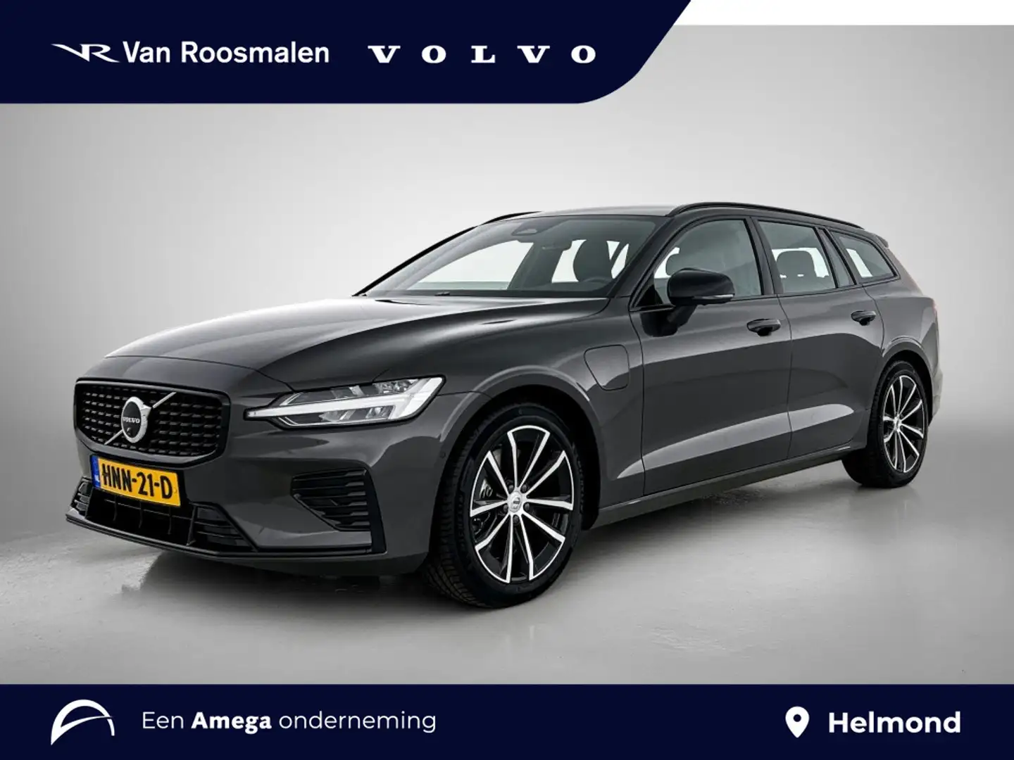 Volvo V60 2.0 T6 Plus Dark | Trekhaak | Sport Leder | 360* | Grijs - 1