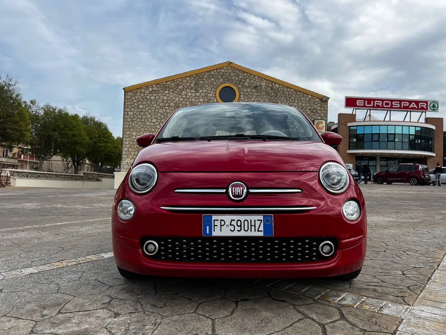 Fiat 500 500 1.3 mjt Lounge 95cv my18 Rosso - 2