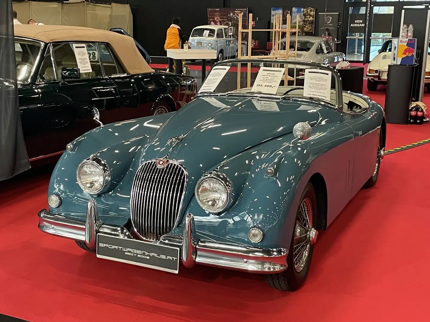 Jaguar XK XK150 OTS Roadster mit Wertgutachten Синій - 1