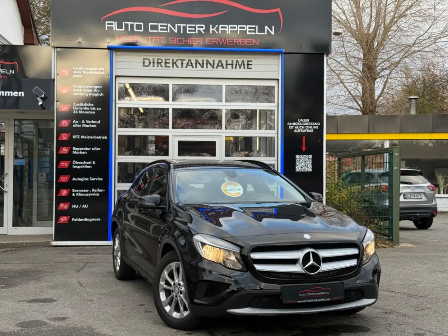 Mercedes-Benz GLA 220 d CDI (AHK-NAVI-Teilleder-Klima) Noir - 1