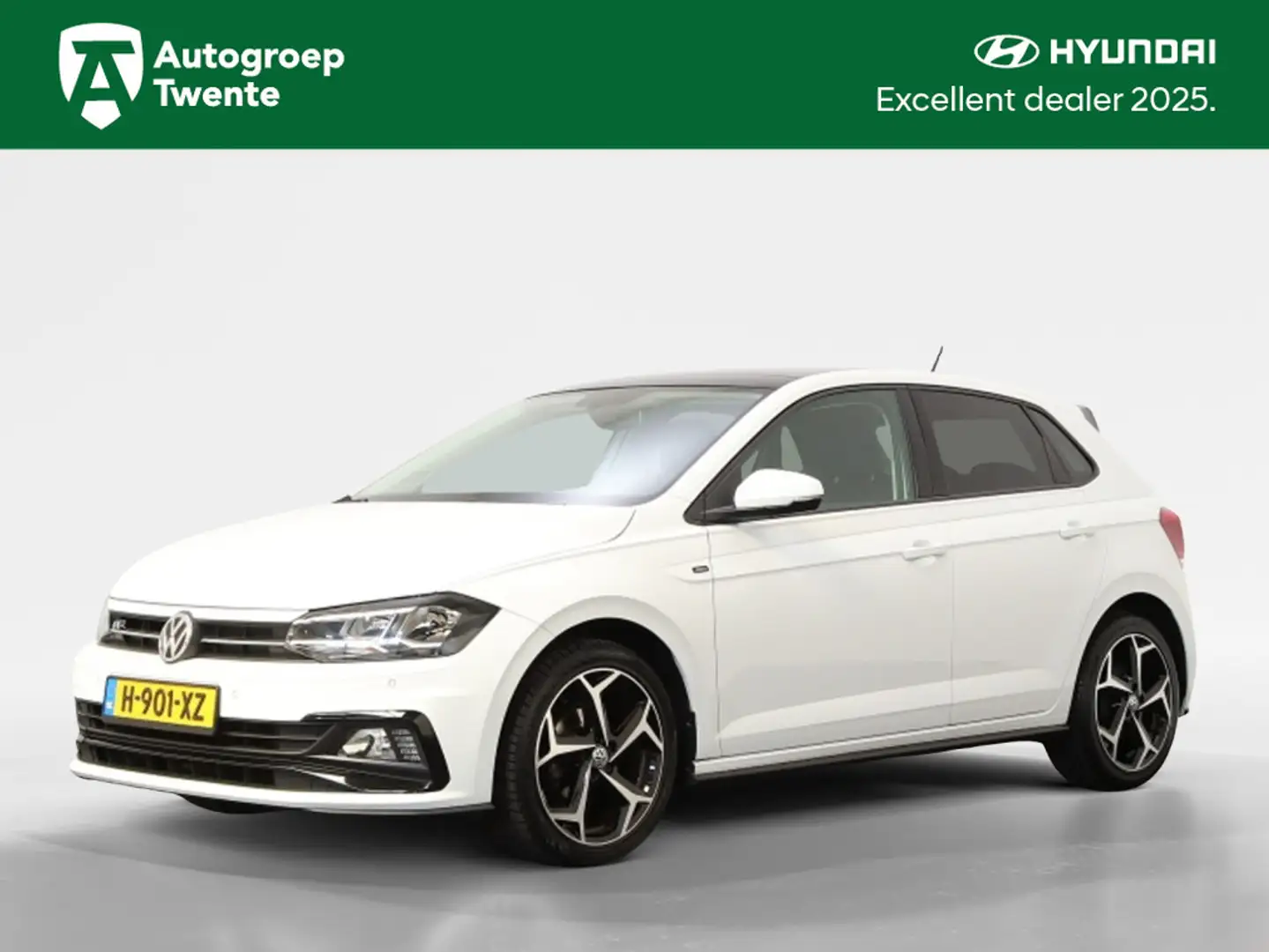 Volkswagen Polo 1.0 TSI Highline Business R | Panoramadak | Parkee Wit - 1