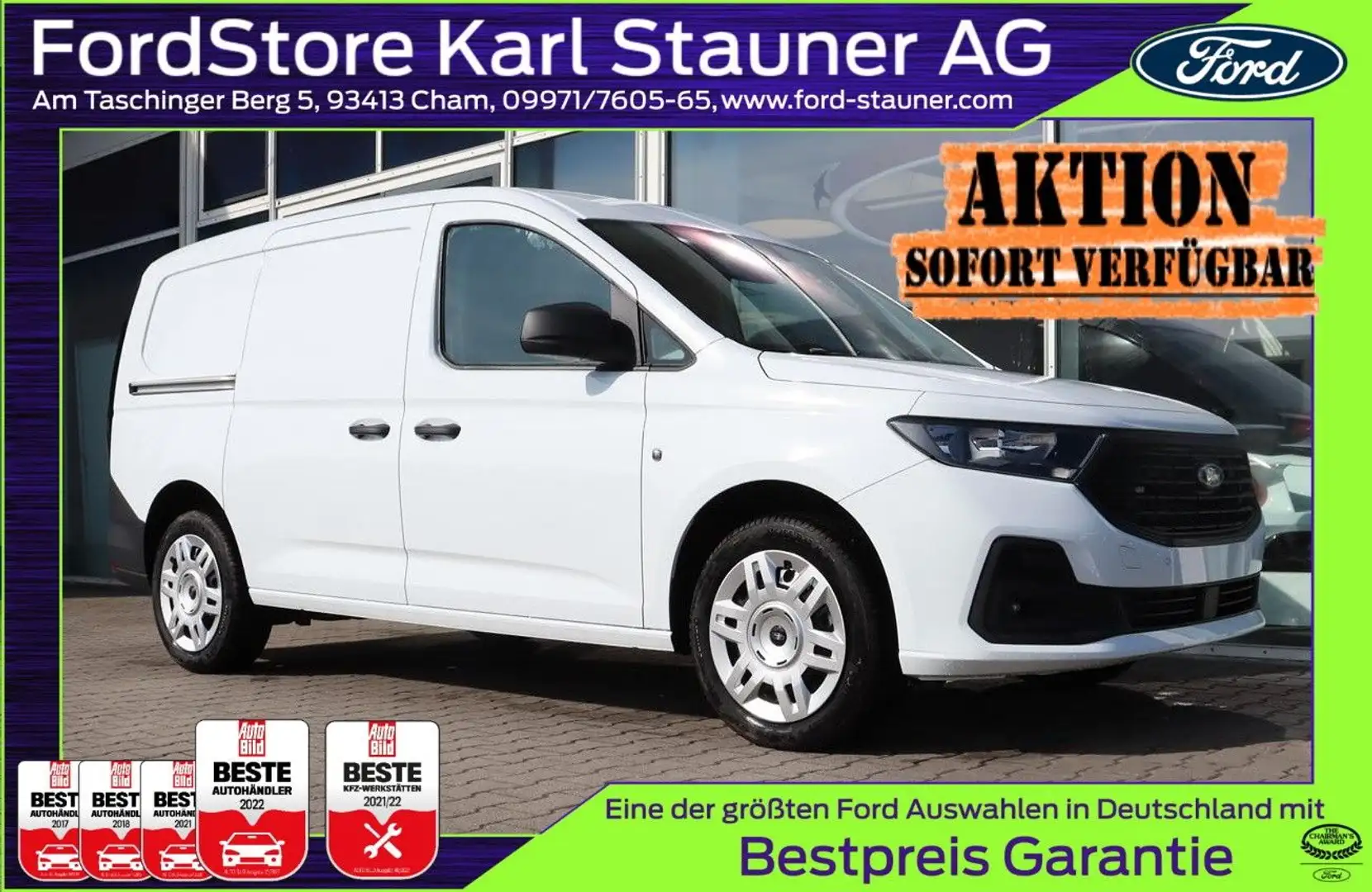 Ford Transit Connect Grand Transit Connect Trend L2 3,99 % AUTOM. AHK Weiß - 1