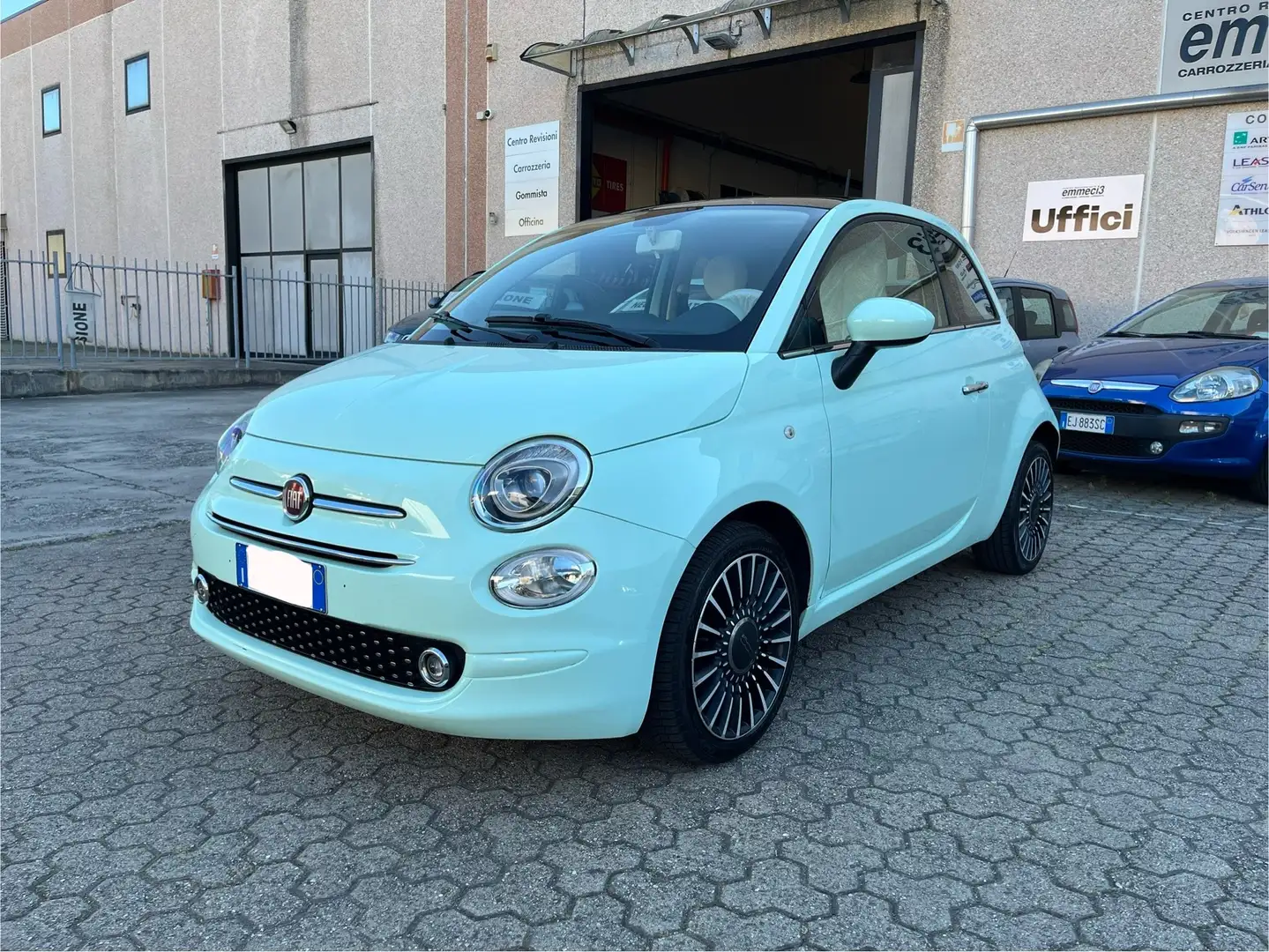 Fiat 500 1.2 Lounge 69cv my18 - EURO 6B - KM REALI Blu/Azzurro - 1