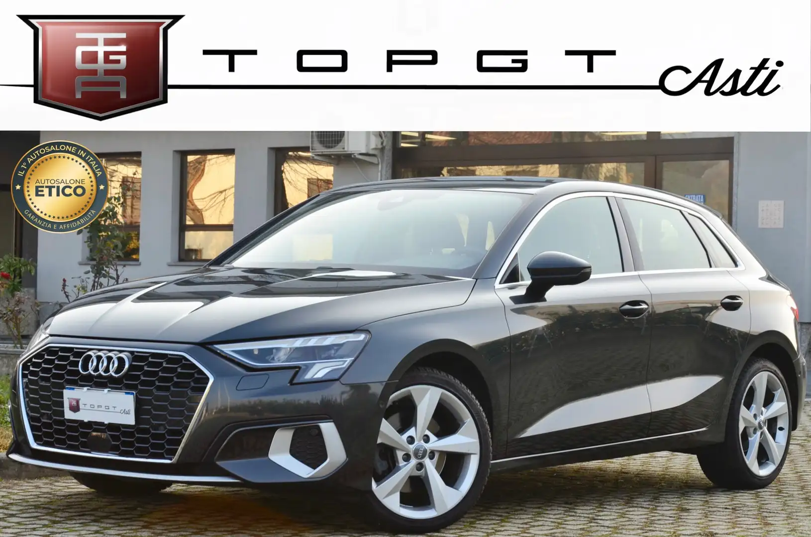Audi A3 SPB 35 2.0 tdi Business Advanced 150cv s-tronic Grigio - 1
