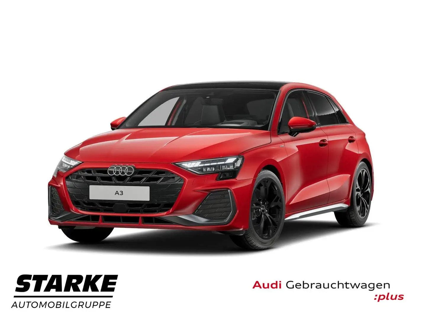Audi A3 Sportback 30 TFSI S tronic S line Rot - 2