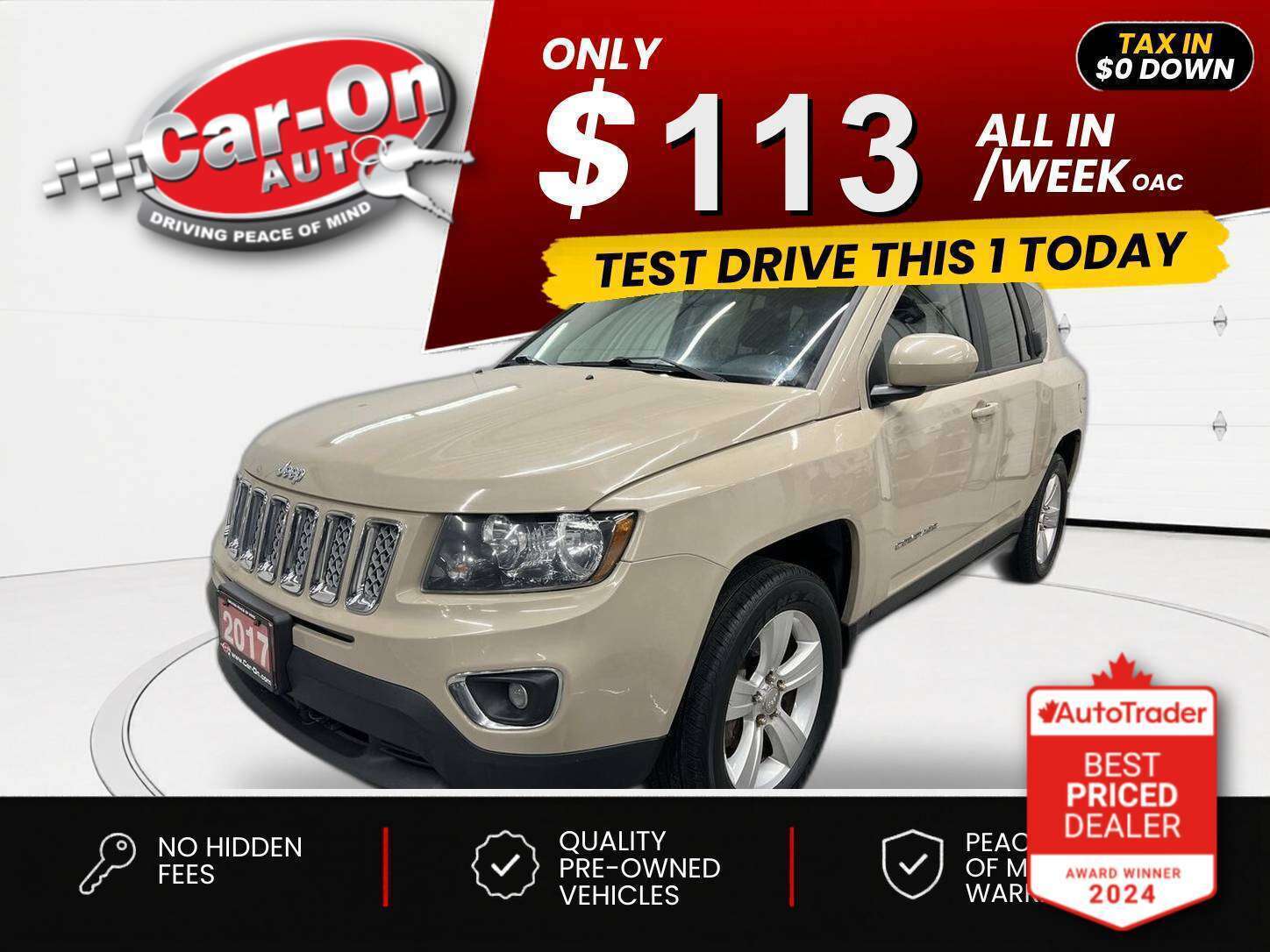 Silver 2017 Jeep Compass SUV / Crossover Automatic