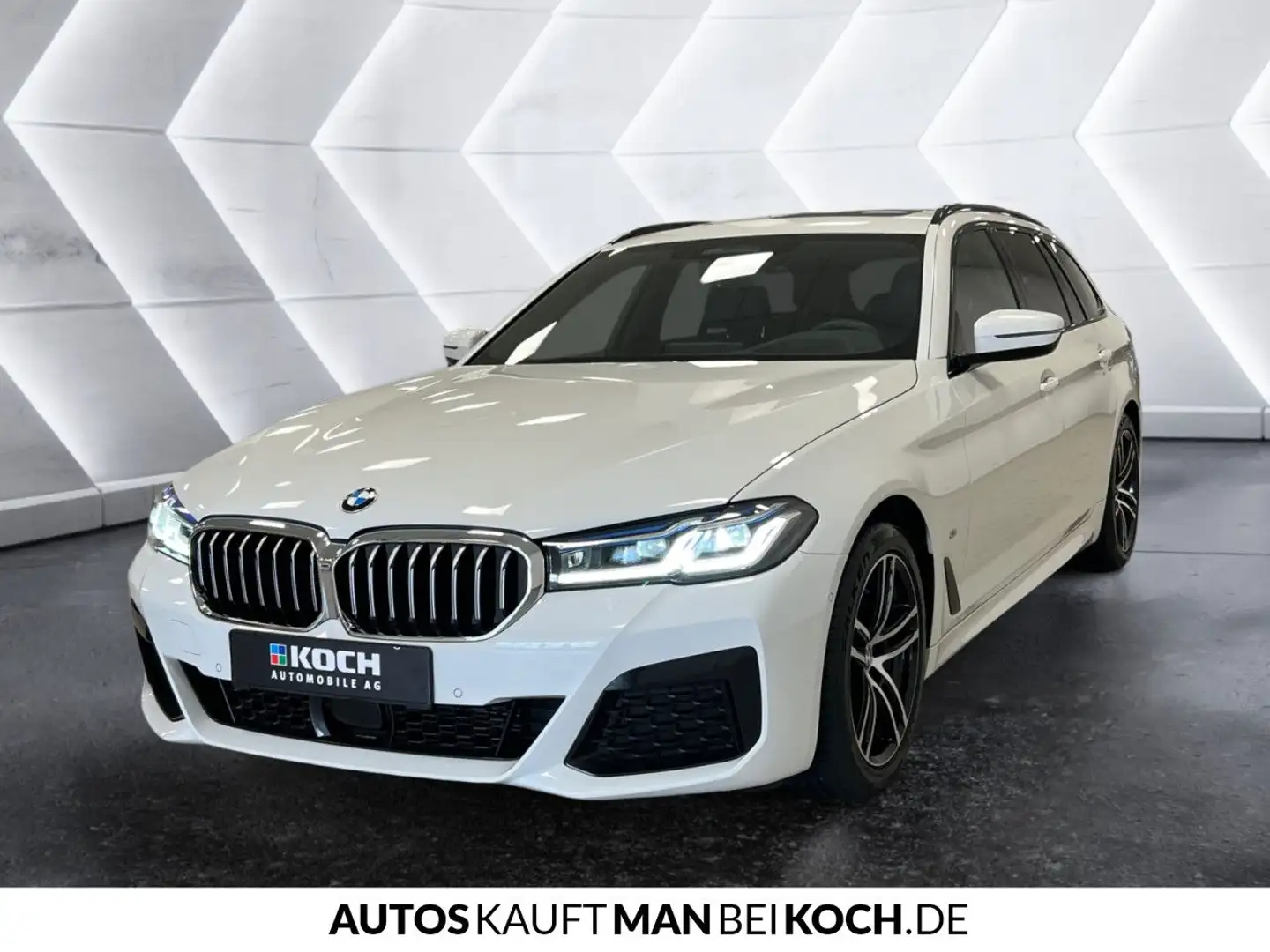 BMW 530 d Touring M Sport Edition LASER HuD PANO LEDER Weiß - 2