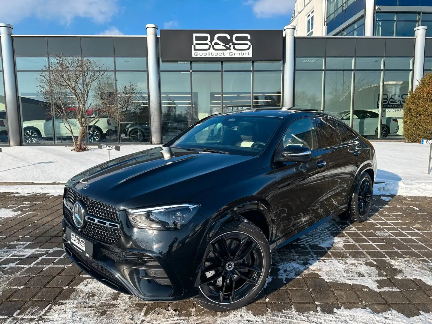 Mercedes-Benz GLE 450 d 4M Coupe AMG DISTR,HUD,PANO,BURM,AHK Schwarz - 1