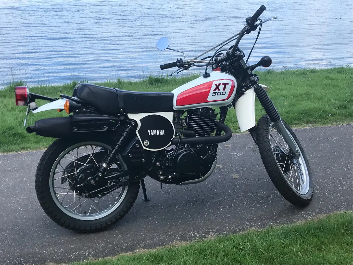 Yamaha XT 500 xt500 Wit - 2