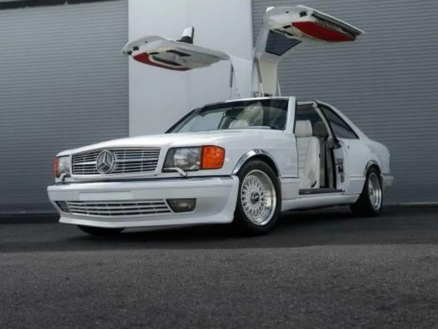 Mercedes-Benz S 500 500 SEC SGS Gullwing Bílá - 1