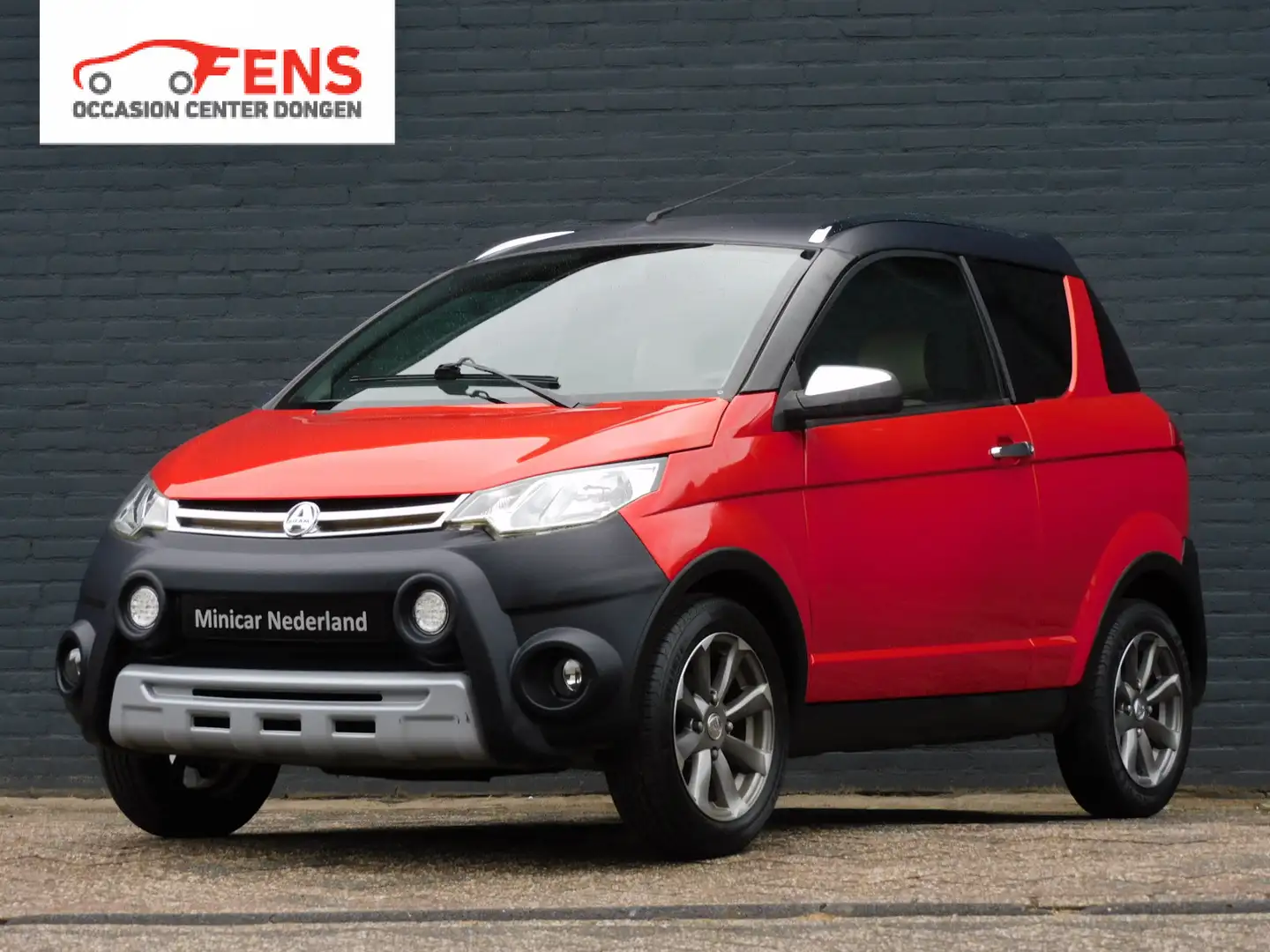 Aixam Crossline Brommobiel Evo ACHTERUITRIJCAM! PARKEER SENSOREN! Rouge - 1