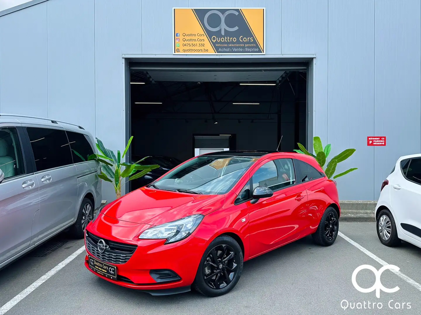 Opel Corsa 1.0Turbo - Black Edition - 1er Proprio - Unique Rojo - 2
