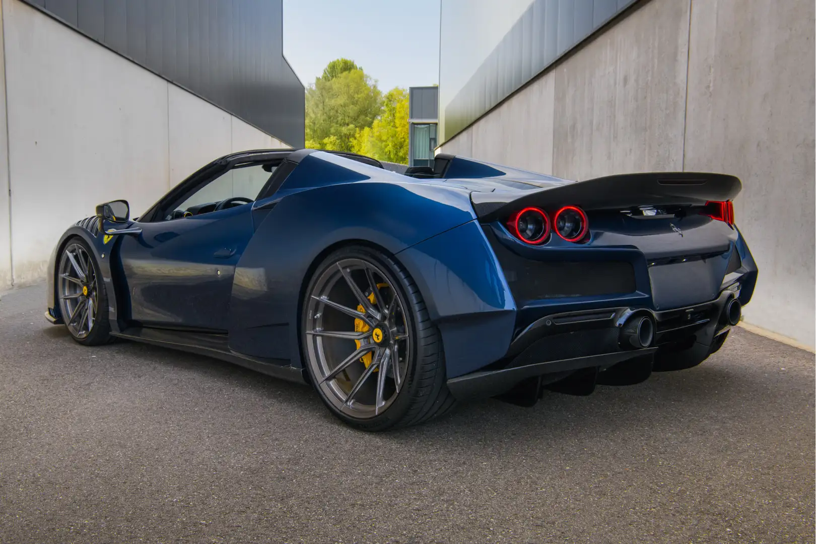 Ferrari F8 Spider Novitec N-Largo 1 of 15 Limited WideBody Blu Swate Azul - 2