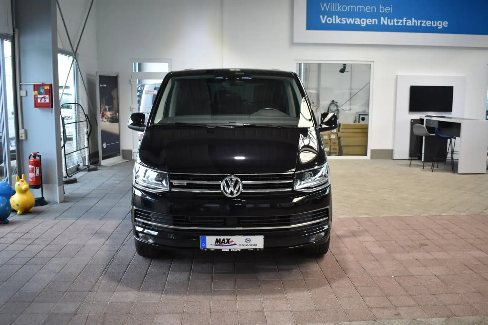 Volkswagen T6.1 Caravelle 2.0 TDI 4M LR HIGHLINE LED+NAV+AC Schwarz - 1