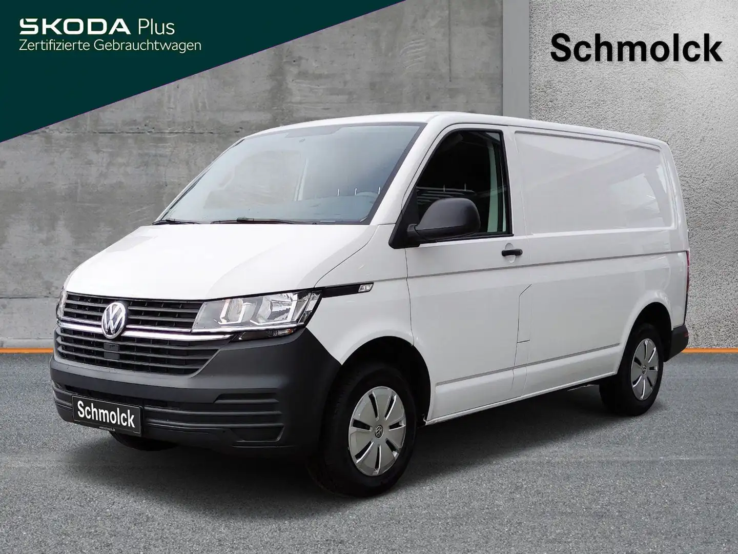 Volkswagen T6 Transporter T6.1 2.0 TDI Transporter Kasten 110 PS AHK KLIMA Weiß - 1