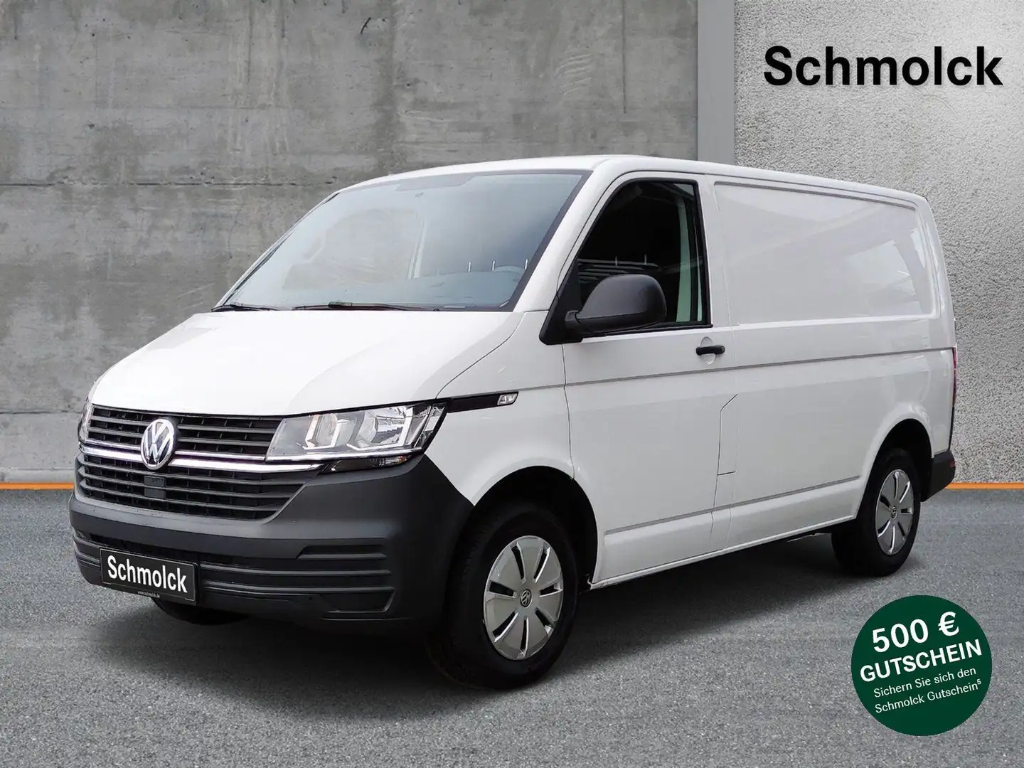 Volkswagen T6 Transporter T6.1 2.0 TDI Transporter Kasten 110 PS AHK KLIMA Weiß - 1