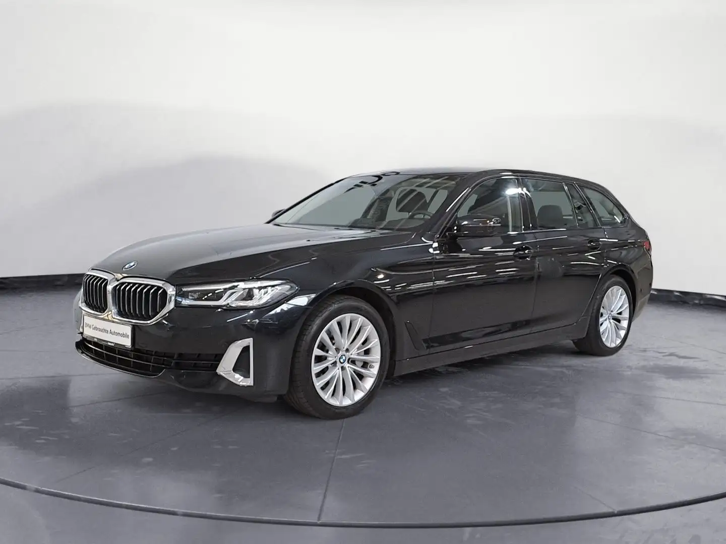 BMW 530 i xDrive Touring Luxury Line Aut. Klimaaut. H Noir - 2