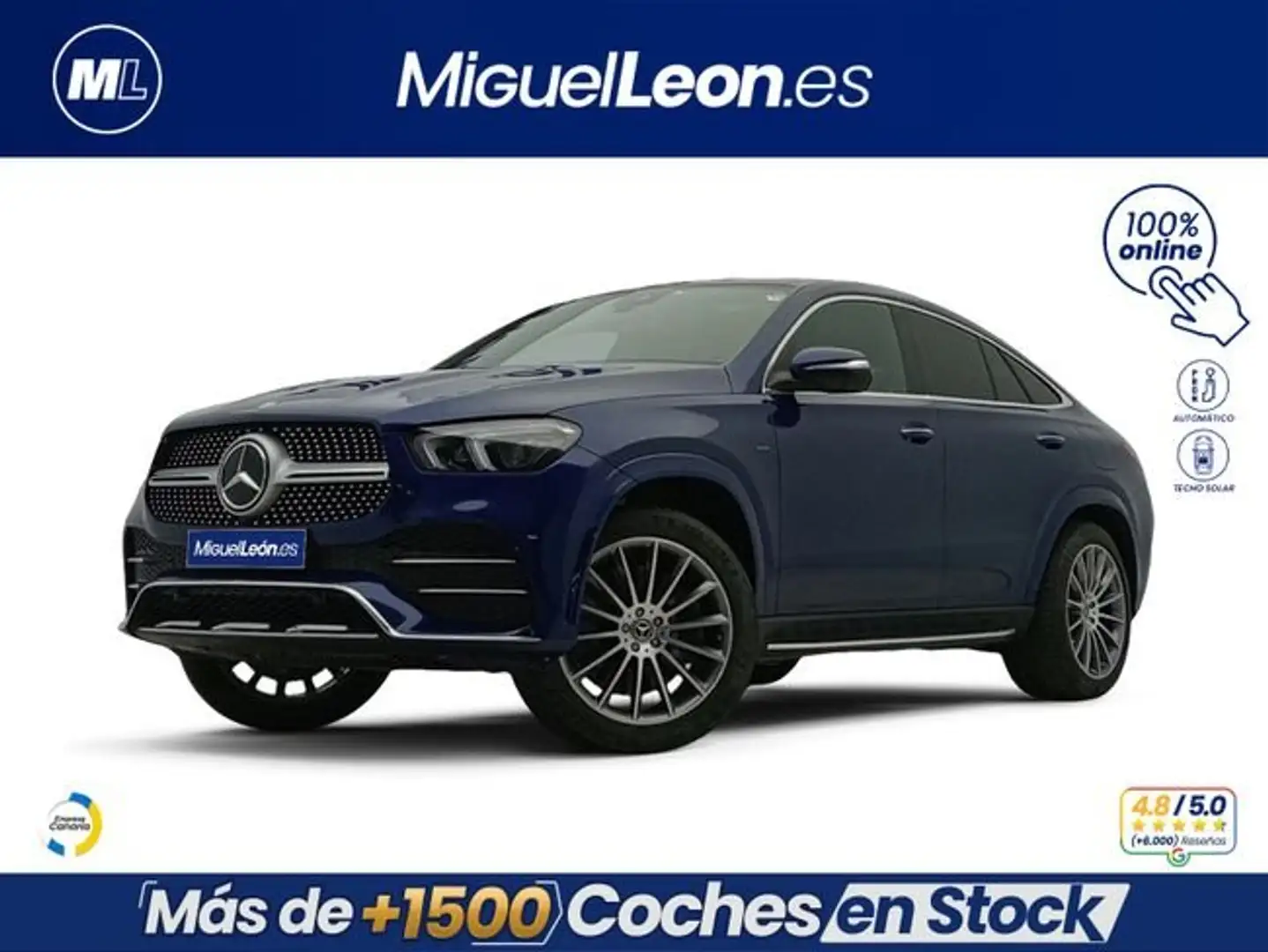 Mercedes-Benz GLE 350 de 4MATIC (Híbrido Enchufable) Azul - 1