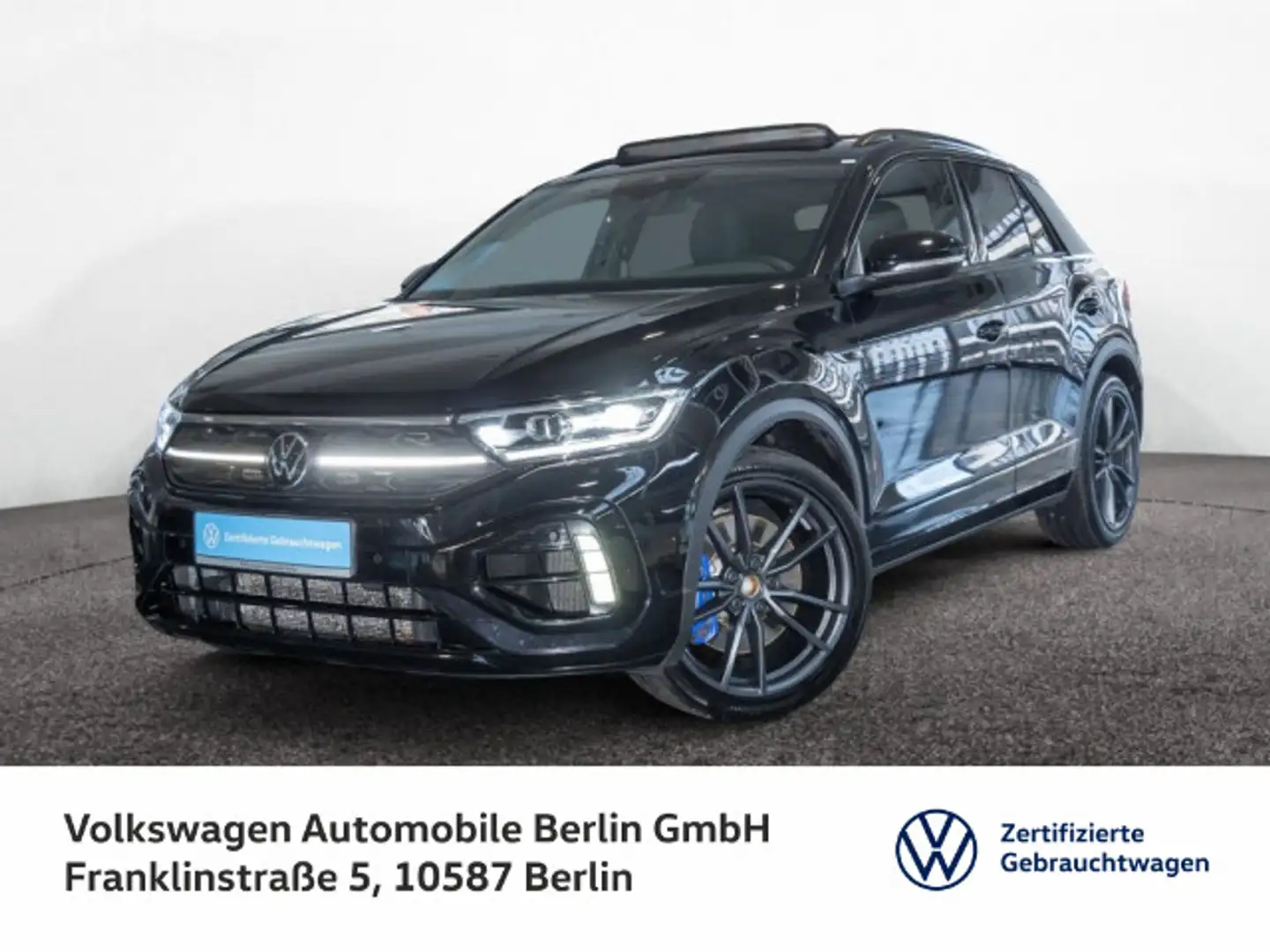 Volkswagen T-Roc R 2.0 TSI 4M Pano Leder DCC Black-Style Schwarz - 1