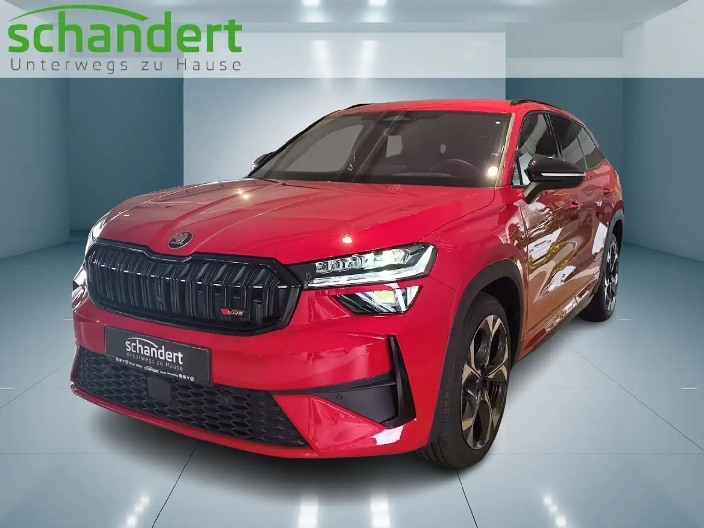 Skoda Kodiaq 2.0 TSI RS 4x4 DSG Matrix Navi AHK Klimaautomati Rot - 1