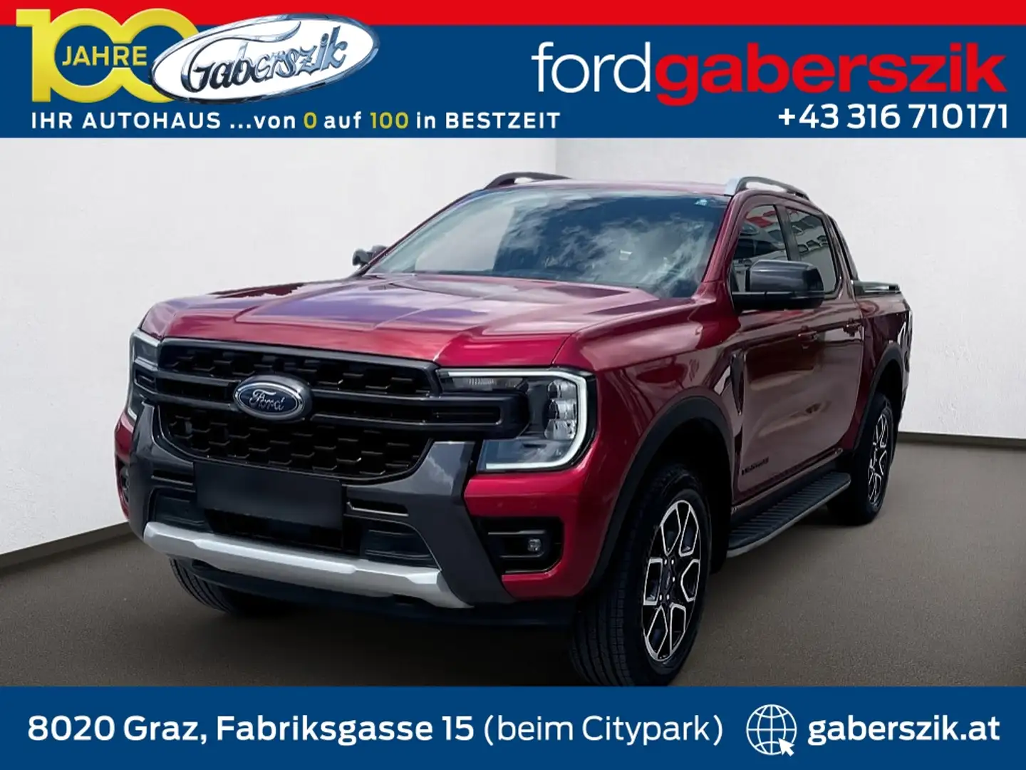 Ford Ranger Ranger Doppelkabine Wildtrak 4x4 2,0 EcoBlue Aut. Rouge - 1