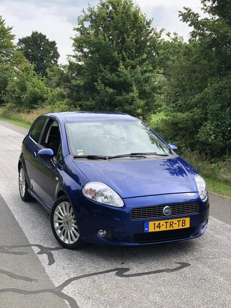 Fiat Punto 1.9 JTD Sport Blauw - 1