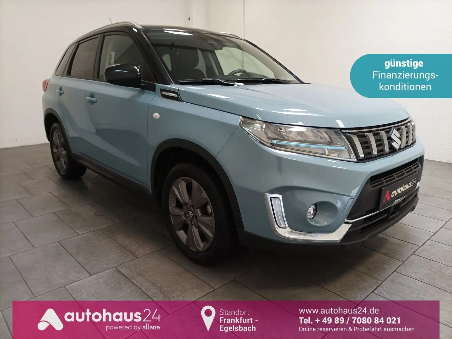 Suzuki Vitara 1.4  4x2|CAM|Keyless|LED|USB Bleu - 1