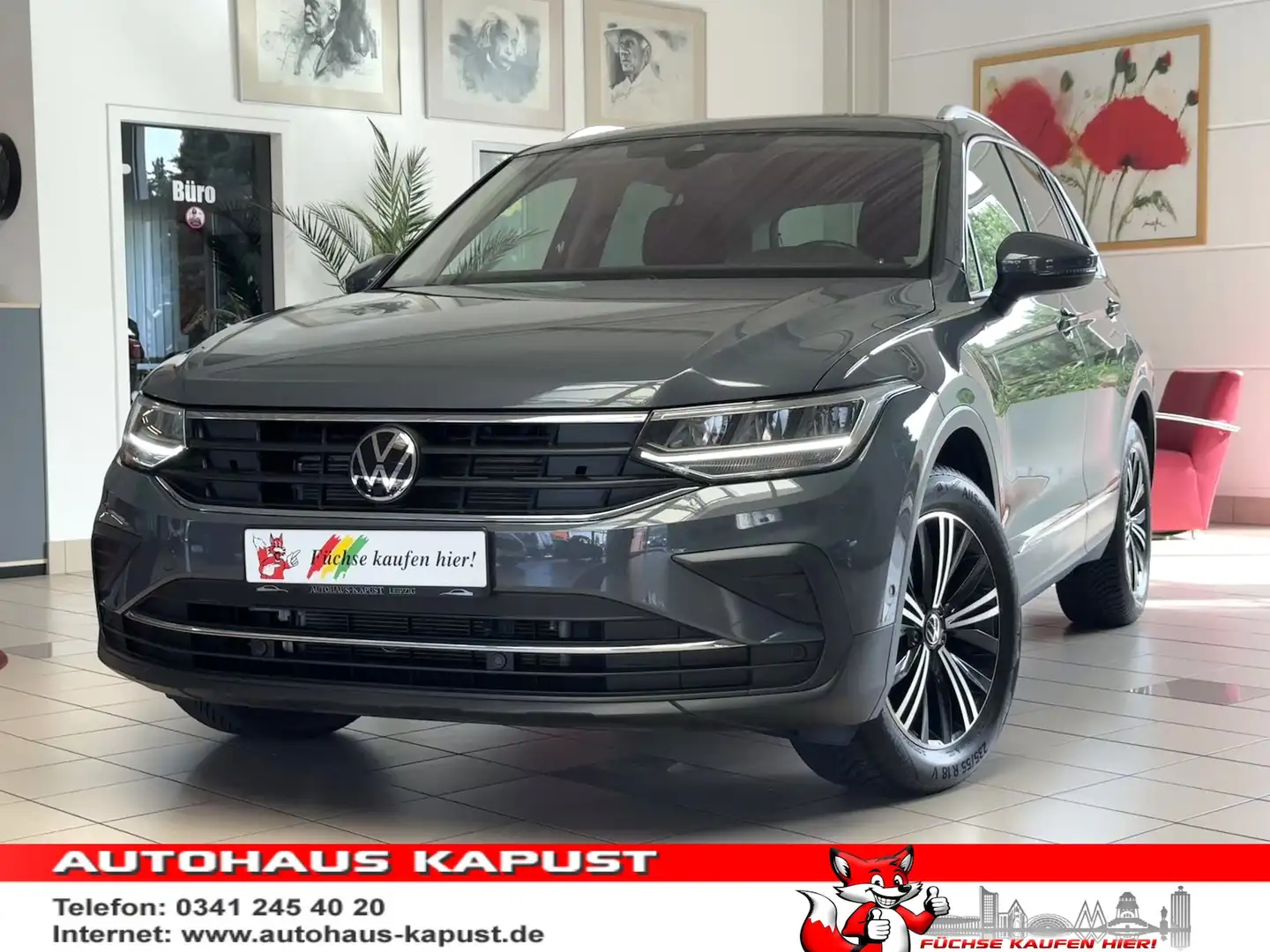 Volkswagen Tiguan 1.5 DSG/Led/Navi/Spur/ACC/Garantie 2027 Gris - 1