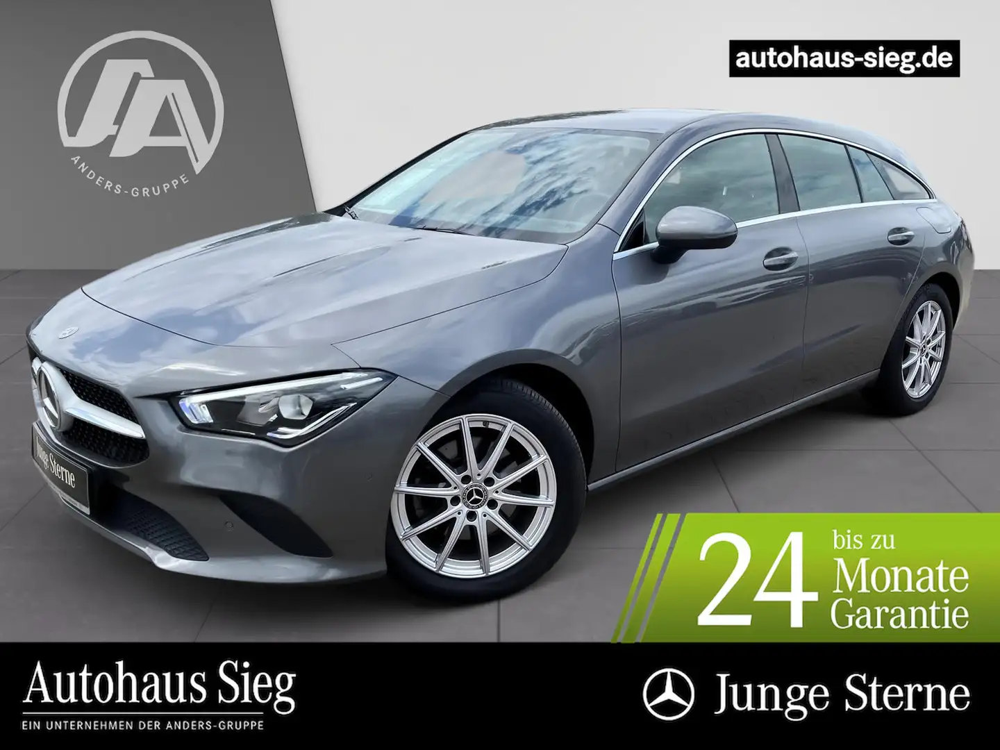 Mercedes-Benz CLA 200 d SB MBUX+SHZ+LED+Kam+Apple+Tempomat+AHK Grau - 1