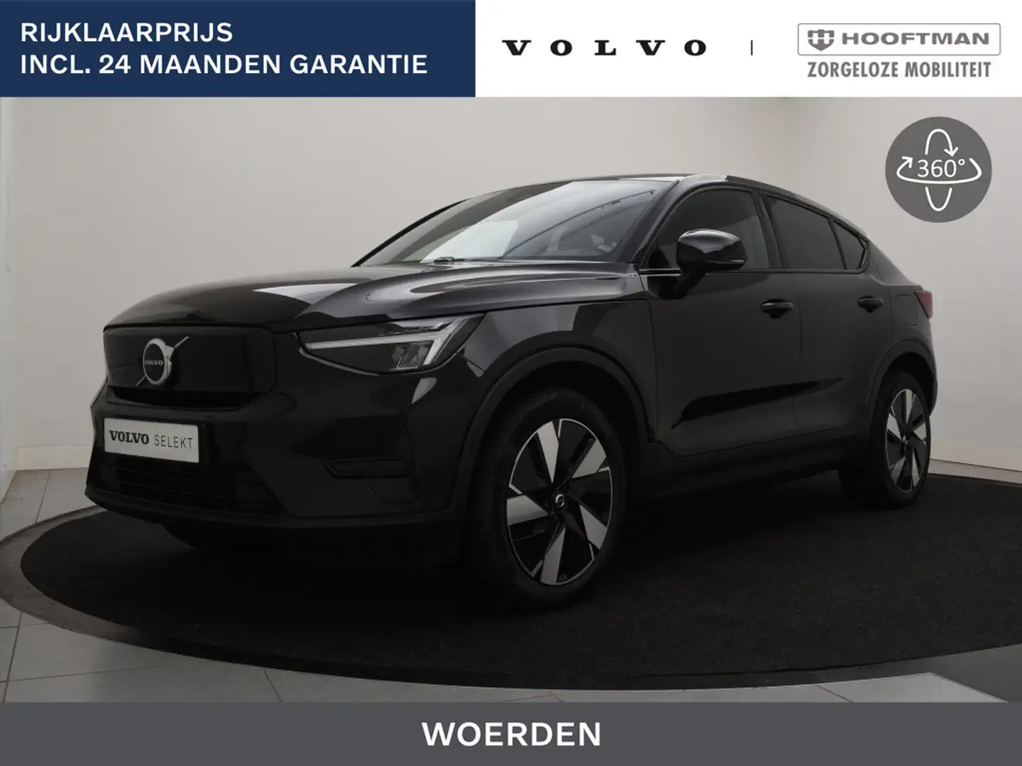 Volvo C40 EXTENDED RANGE PLUS ACC BLIS PANORAMADAK STOELVERW Zwart - 1
