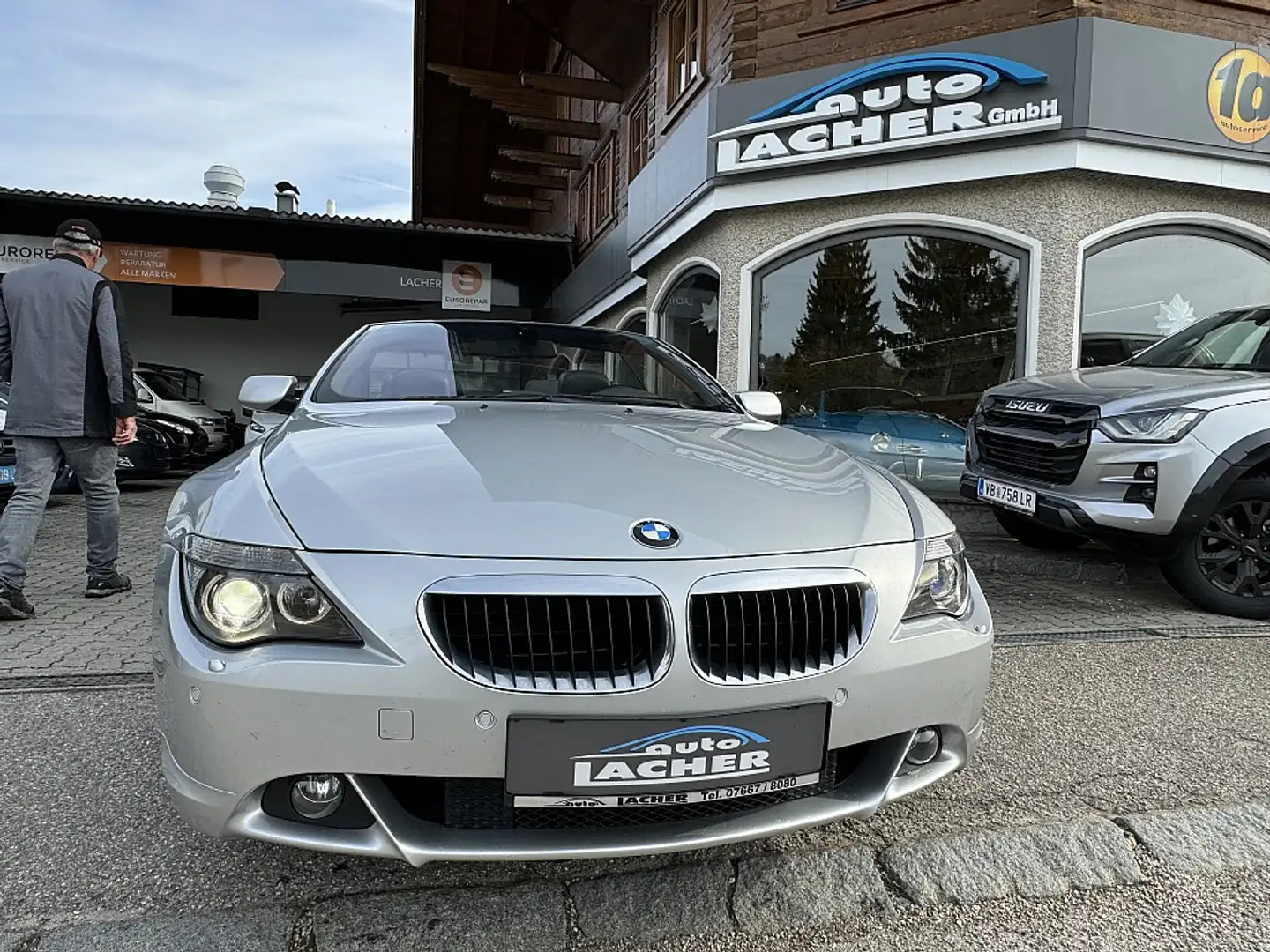 BMW 630 630i Cabrio Österreich-Paket Aut. Argintiu - 2