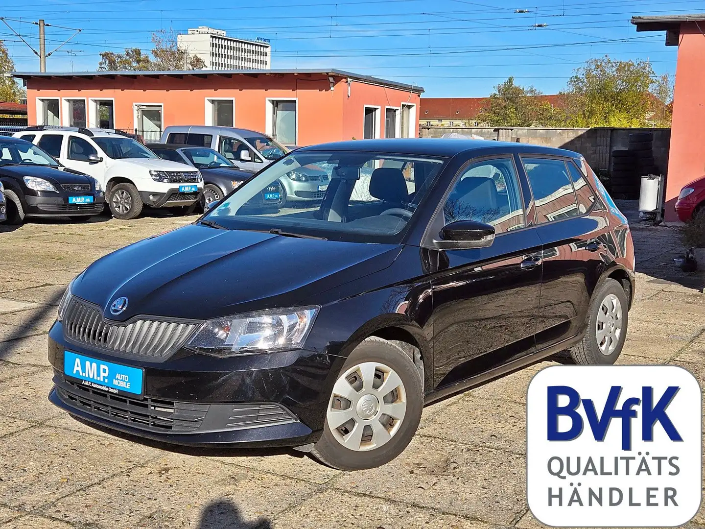 Skoda Fabia 1.0MPI, GARANTIE, 1.HAND, Klima, el.FH,uvm Noir - 1