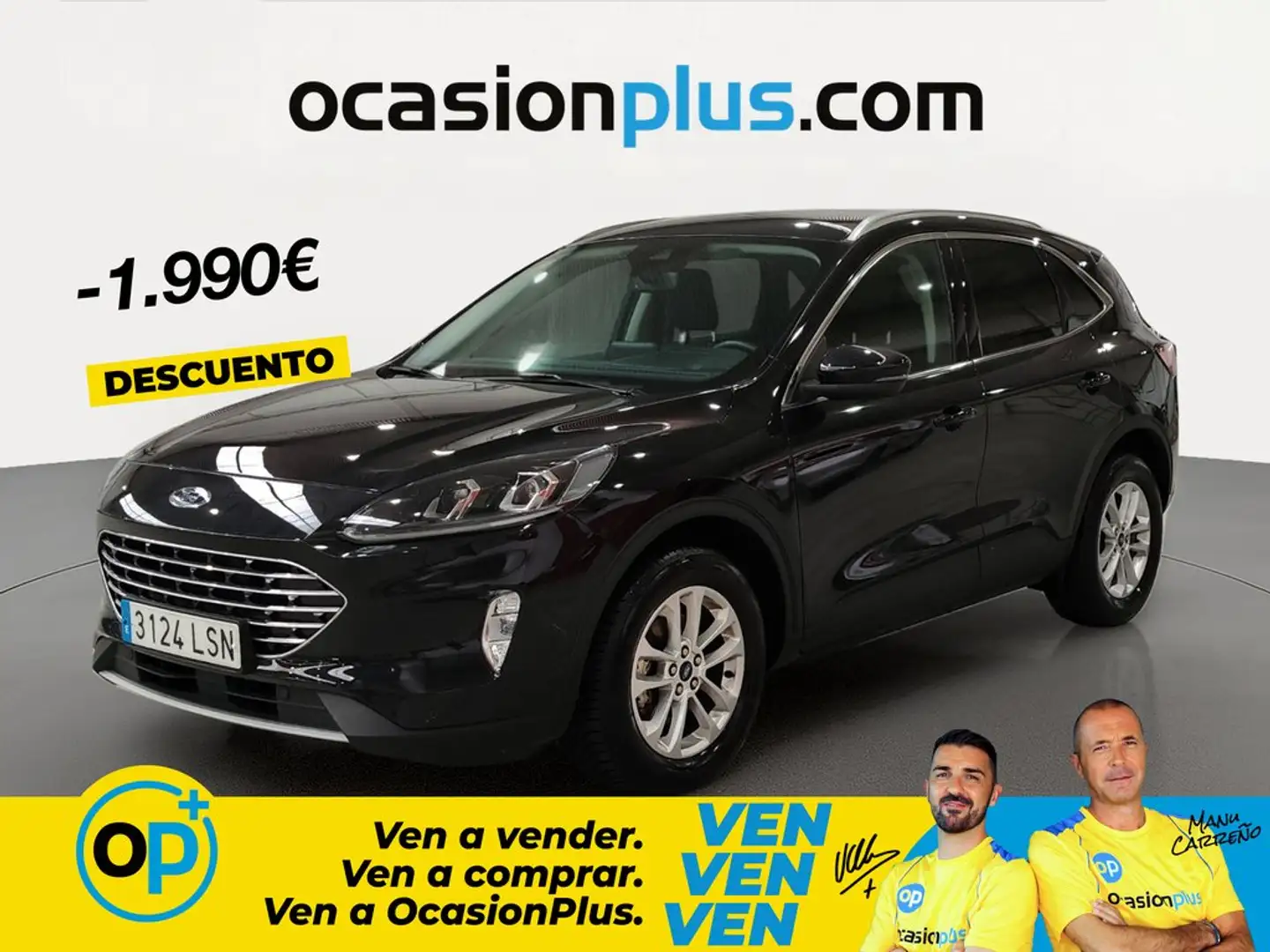 Ford Kuga 2.0 EcoBlue MEHV Titanium FWD 150 Negro - 1