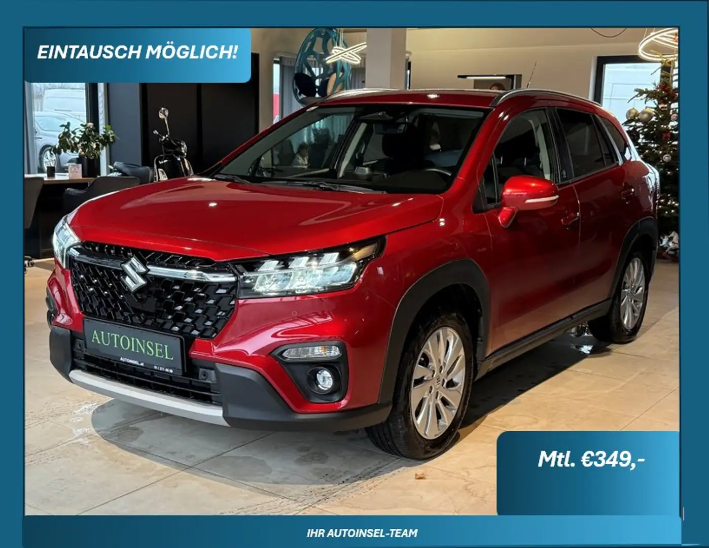 Suzuki SX4 S-Cross Club Aut. 4x4 Navi+ACC+Kamera+LED+SR+WR Rot - 1