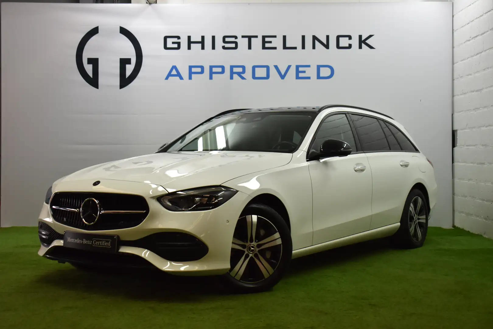 Mercedes-Benz C 300 eEstate + Ambient Light+suspension Confort+Carplay Blanc - 1