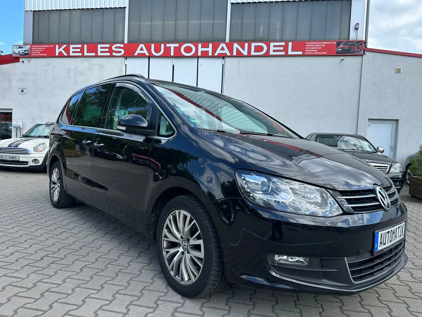 Volkswagen Sharan Comfortline Automatik Tüv und AU Neu Schwarz - 2