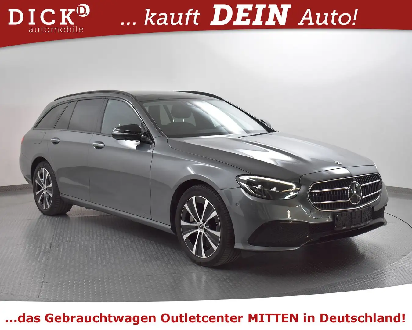 Mercedes-Benz E 300 de T Avantg NIGHT+PANO+STDHZ+360+HEAD+WIDES Grey - 1