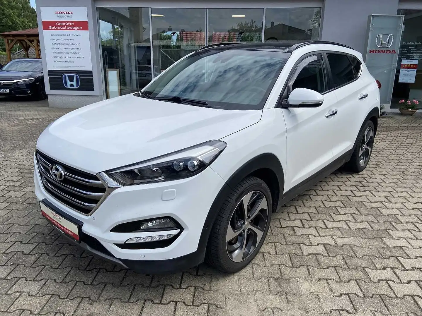 Hyundai TUCSON 1.6 Turbo 4WD DCT Premium Fehér - 2