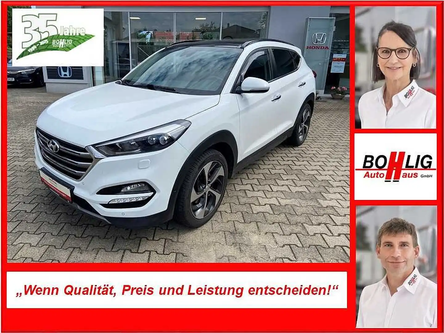 Hyundai TUCSON 1.6 Turbo 4WD DCT Premium Fehér - 1