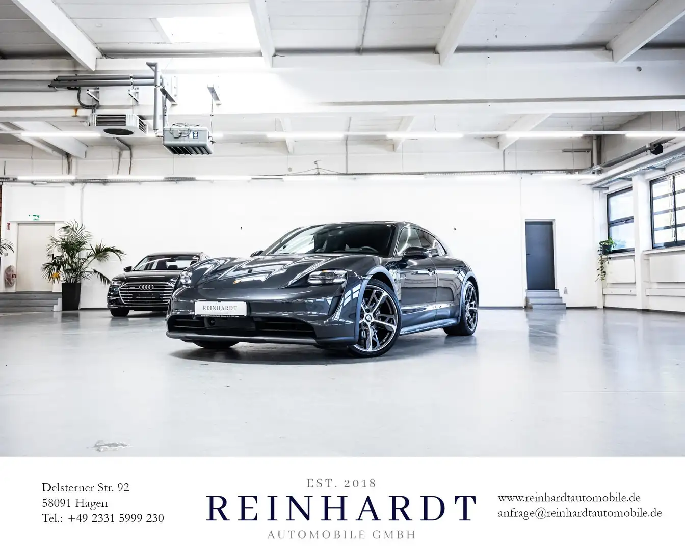 Porsche Taycan 4S CROSS TURISMO/ACC/HuD/18-WEGE/CHRONO Grau - 1