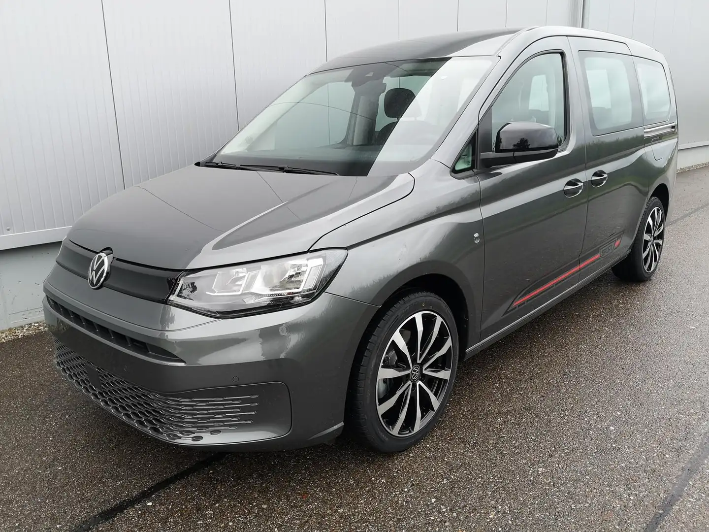 Volkswagen Caddy 2.0 TDI DSG 7 Sitzer GV5 Sitzh Kam PDC Sport Editi Grijs - 1