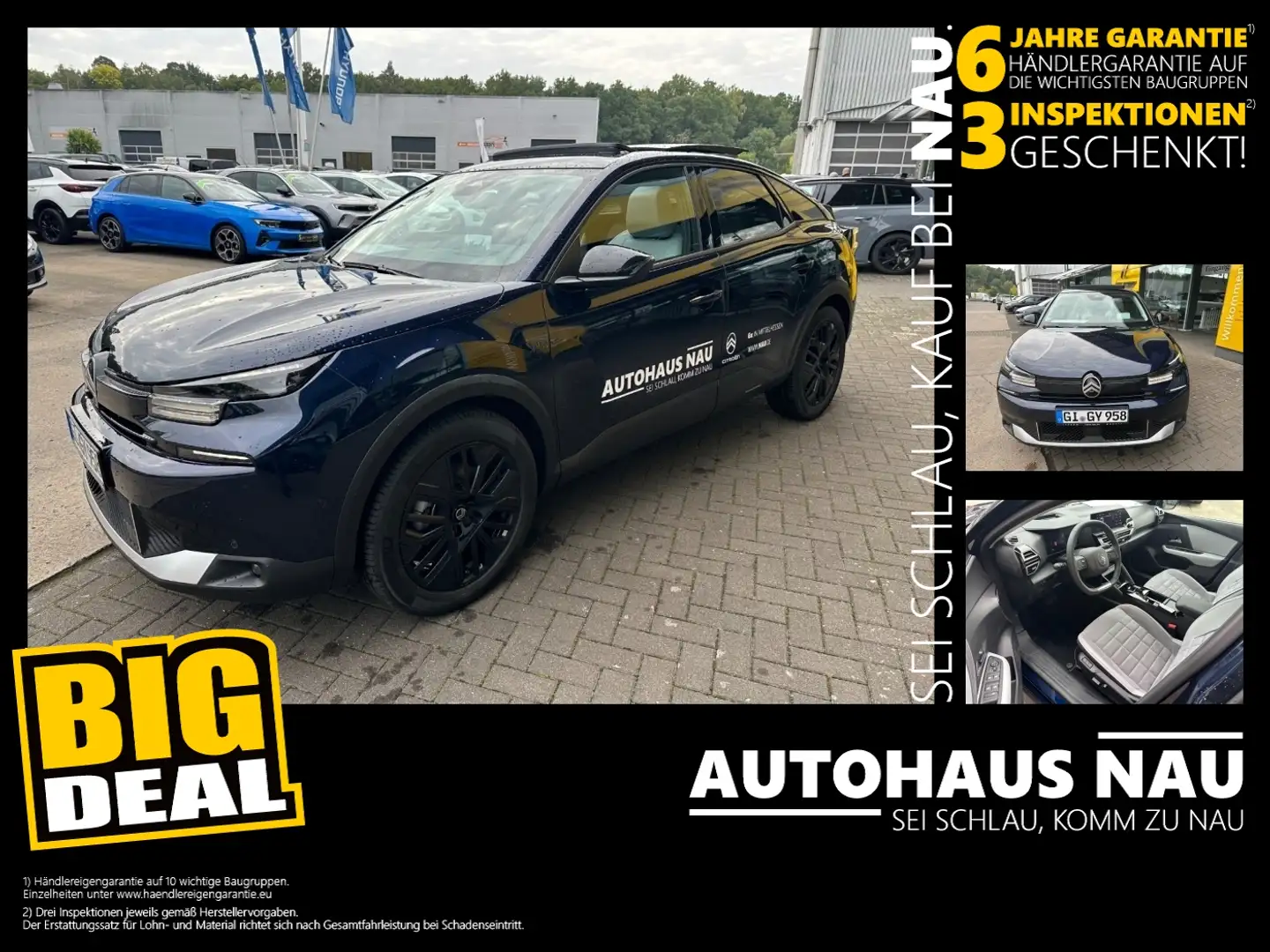 Citroen C4 Hybrid 1.2 MAX mit Schiebedach! Blau - 1