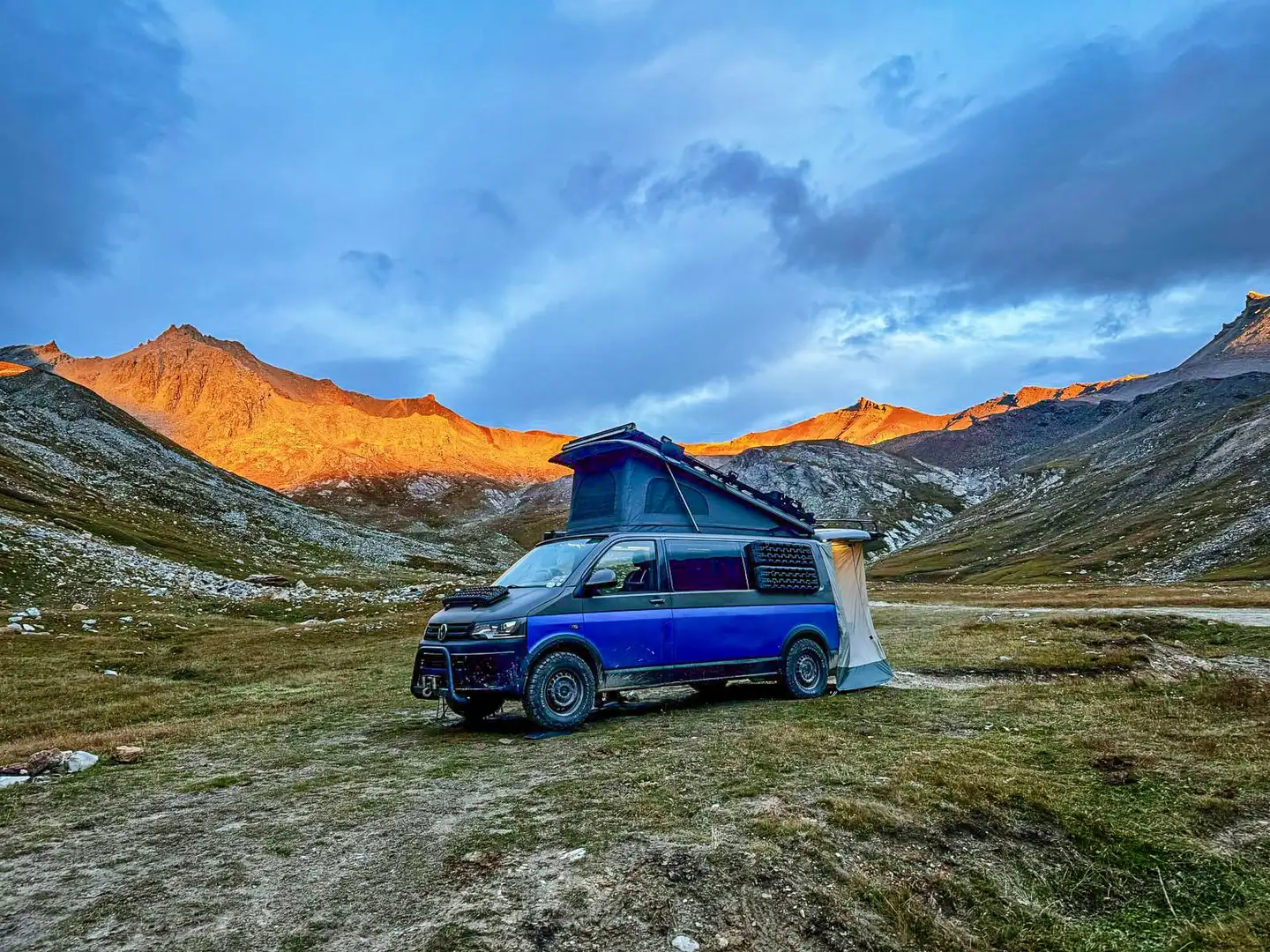Volkswagen Bus VW T5 2.5 TDI 4x4 Albastru - 2