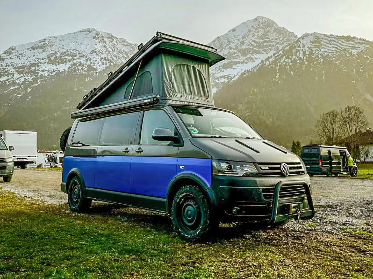 Volkswagen Bus VW T5 2.5 TDI 4x4 Blau - 1