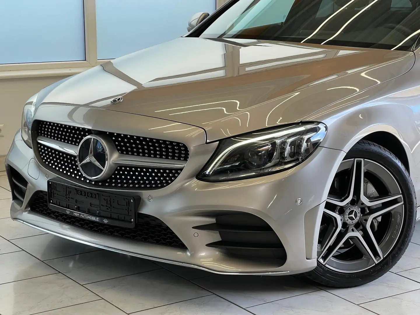 Mercedes-Benz C 220 AMG AHK/Pano/ACC/CarPlay Zilver - 2
