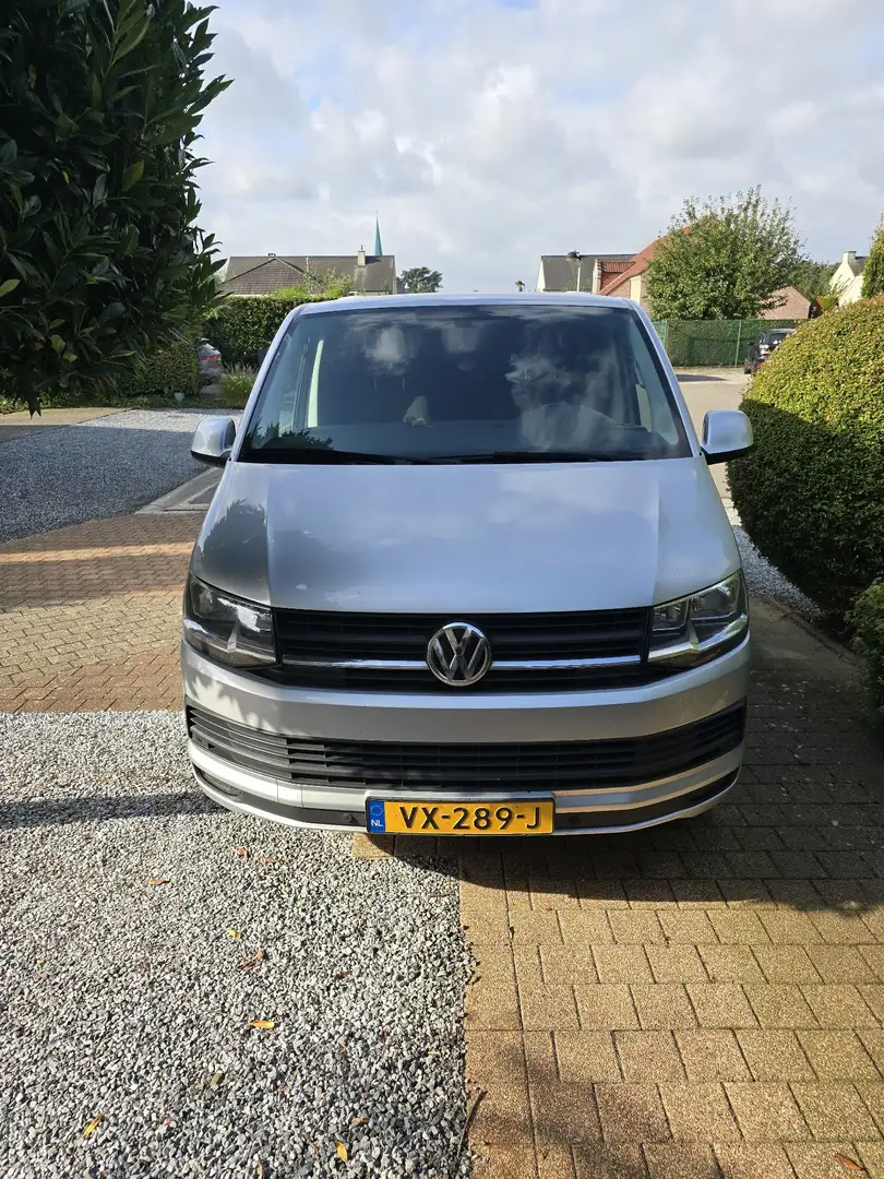 Volkswagen Transporter 2.0 TDI L2H1 DC Co. DSG. Zilver - 1
