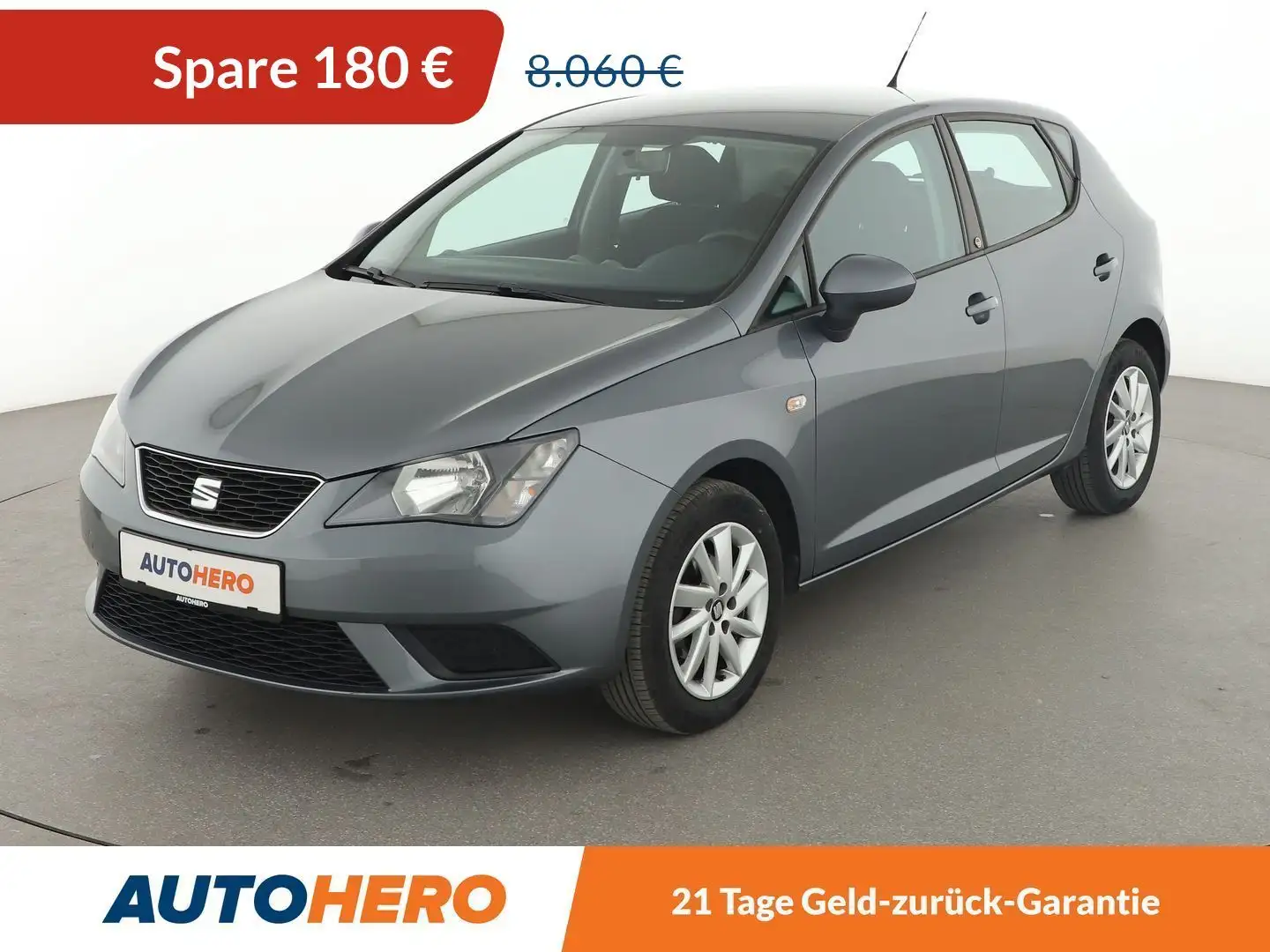 SEAT Ibiza 1.0 Reference*PDC*KLIMA*GARANTIE* Gris - 1