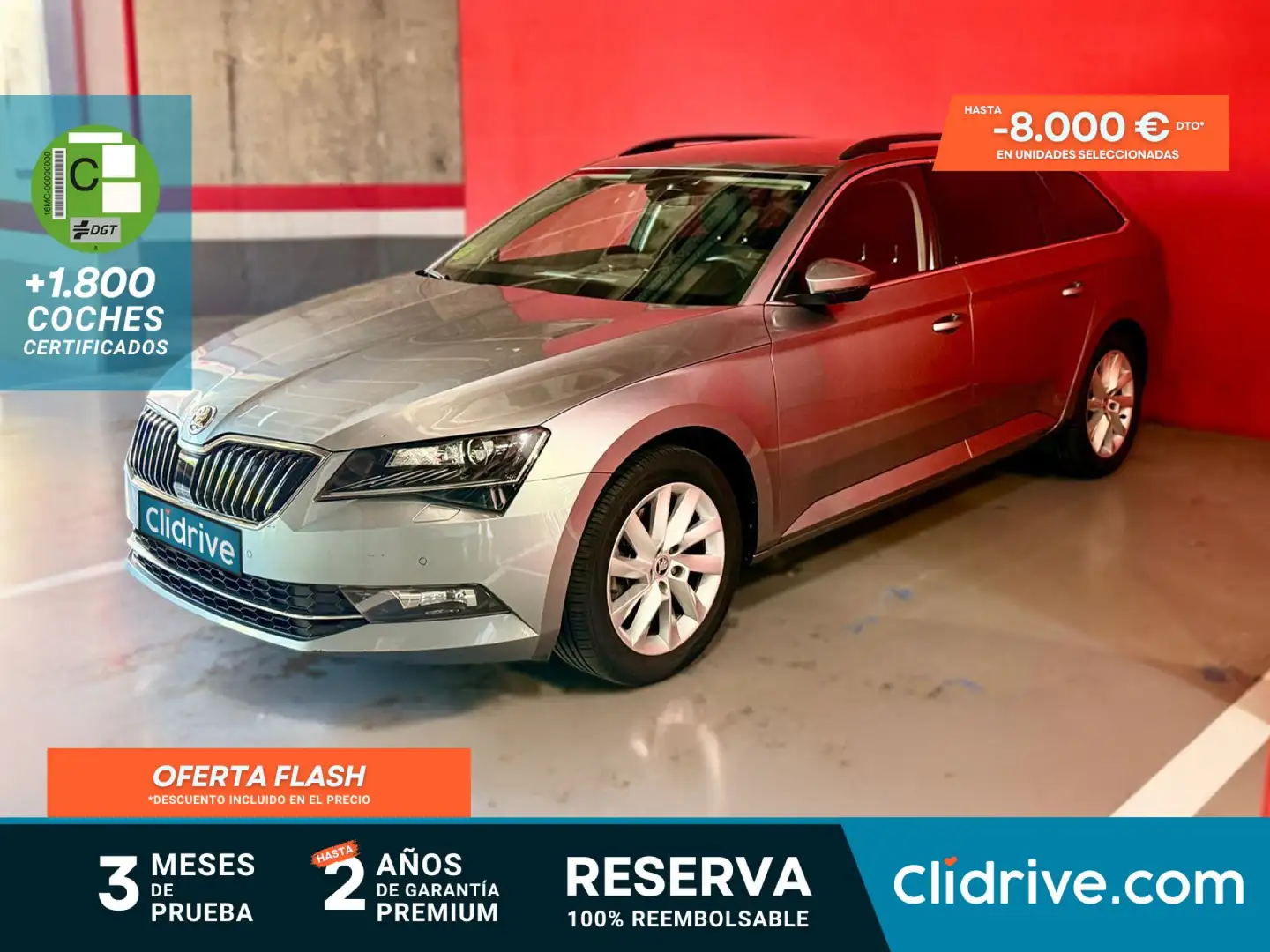 Skoda Superb Combi 2.0TDI AdBlue Ambition DSG7 110kW Blanco - 1