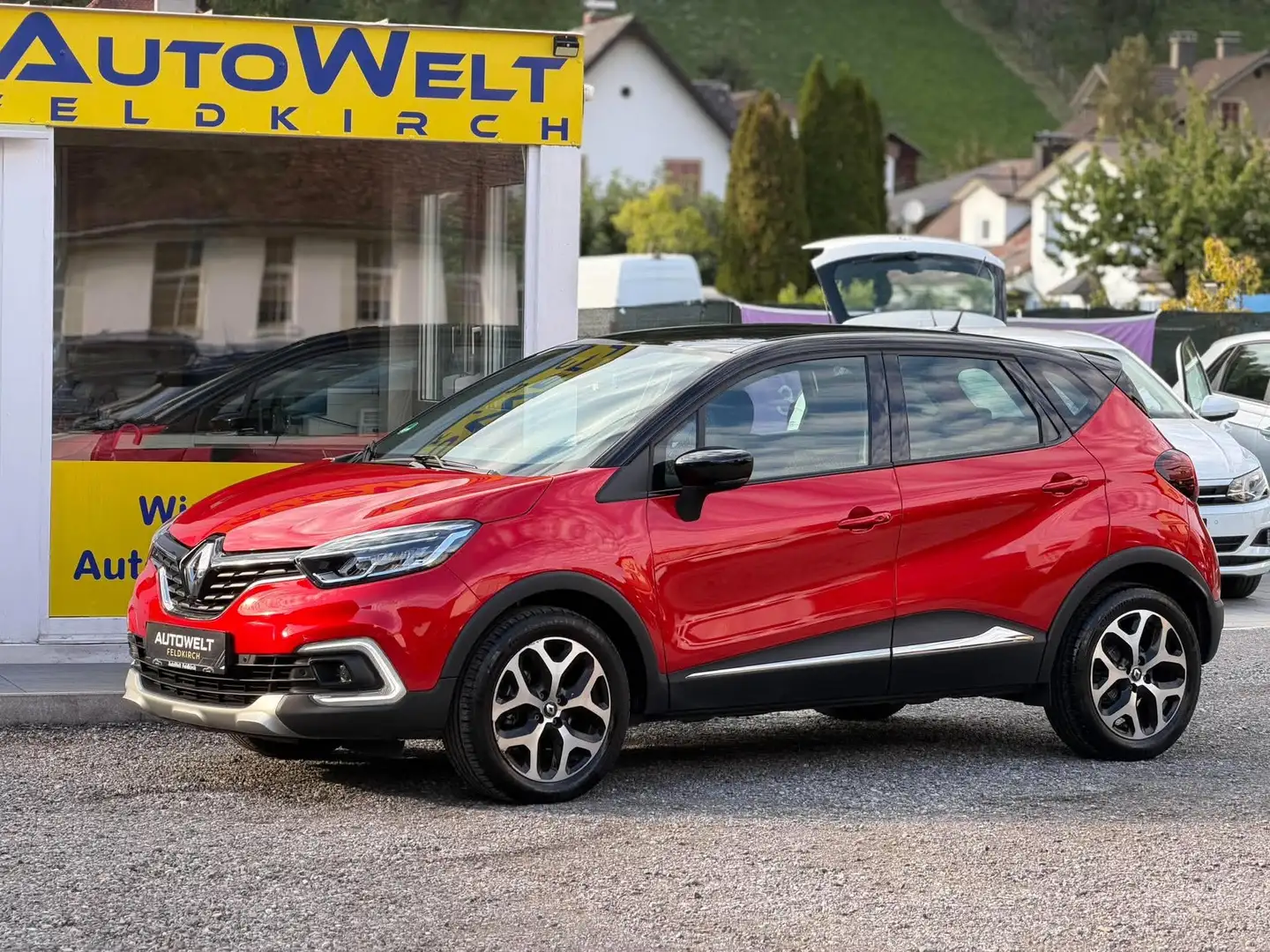 Renault Captur Intens AUTOMATIK *NUR 12.900 KM *RFK *SERVICEGEPFLEGT Rot - 1