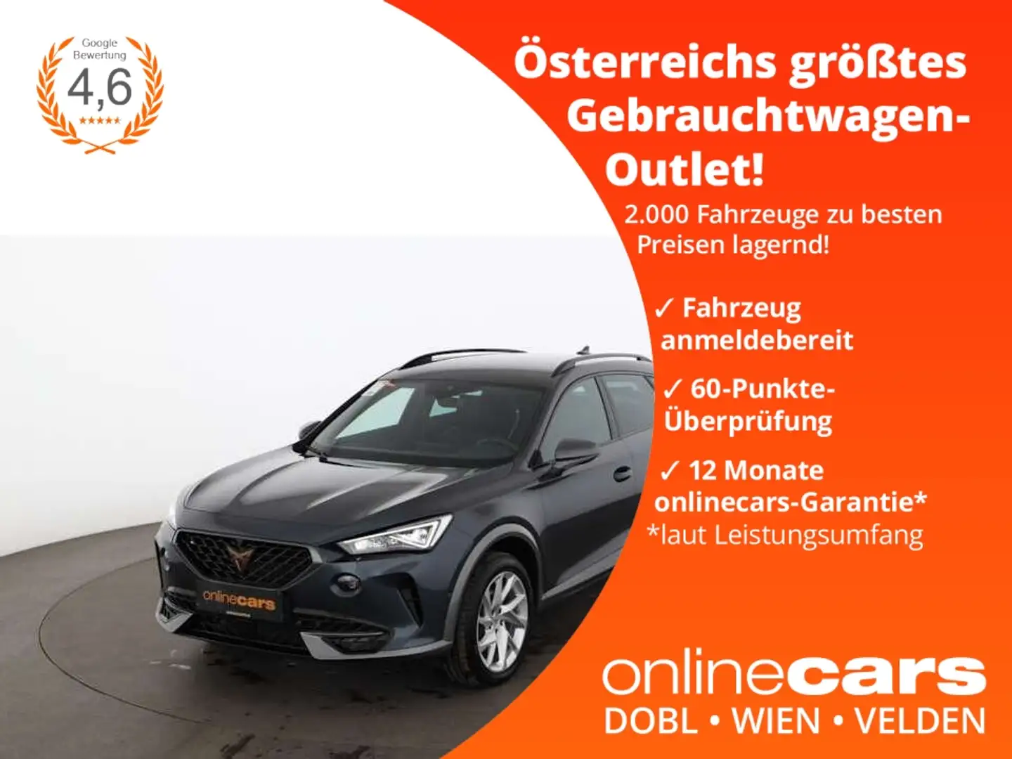 CUPRA Formentor 2.0 TDI 4Drive Aut LED 360-CAM RADAR Gris - 1